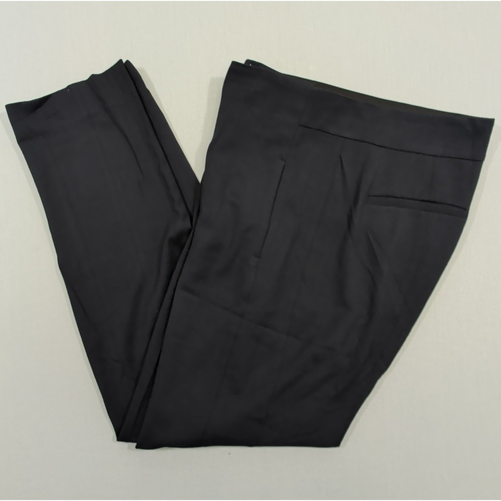 Dorothee Schumacher Womens Tapered Dress Pants Size 6 Black Viscose Stretch